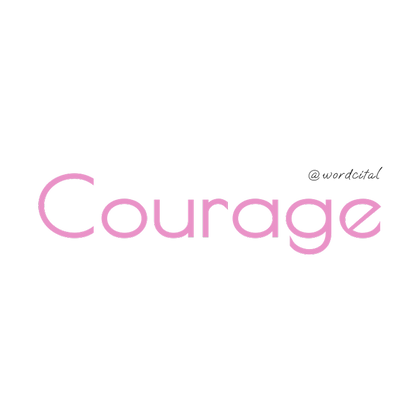 The Essentials: Courage Sticker