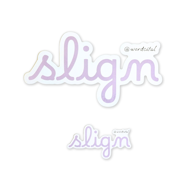 Peace of Mind: Align Sticker