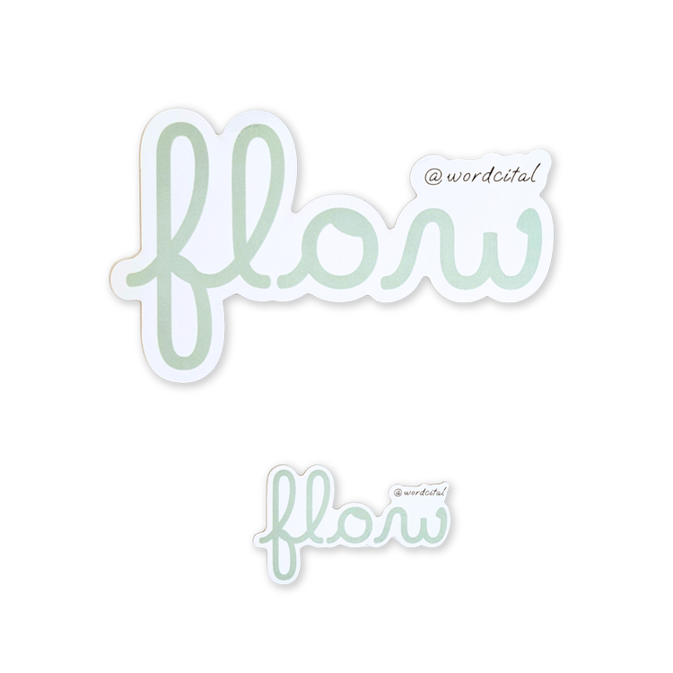 Peace of Mind: Flow Sticker