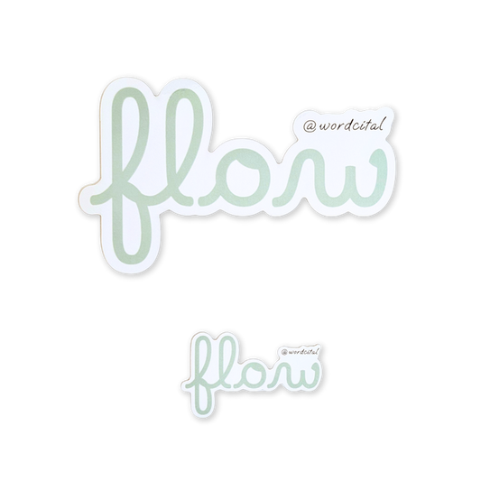 Peace of Mind: Flow Sticker