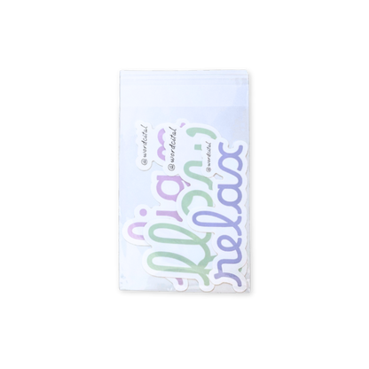 Peace of Mind: Relax Sticker