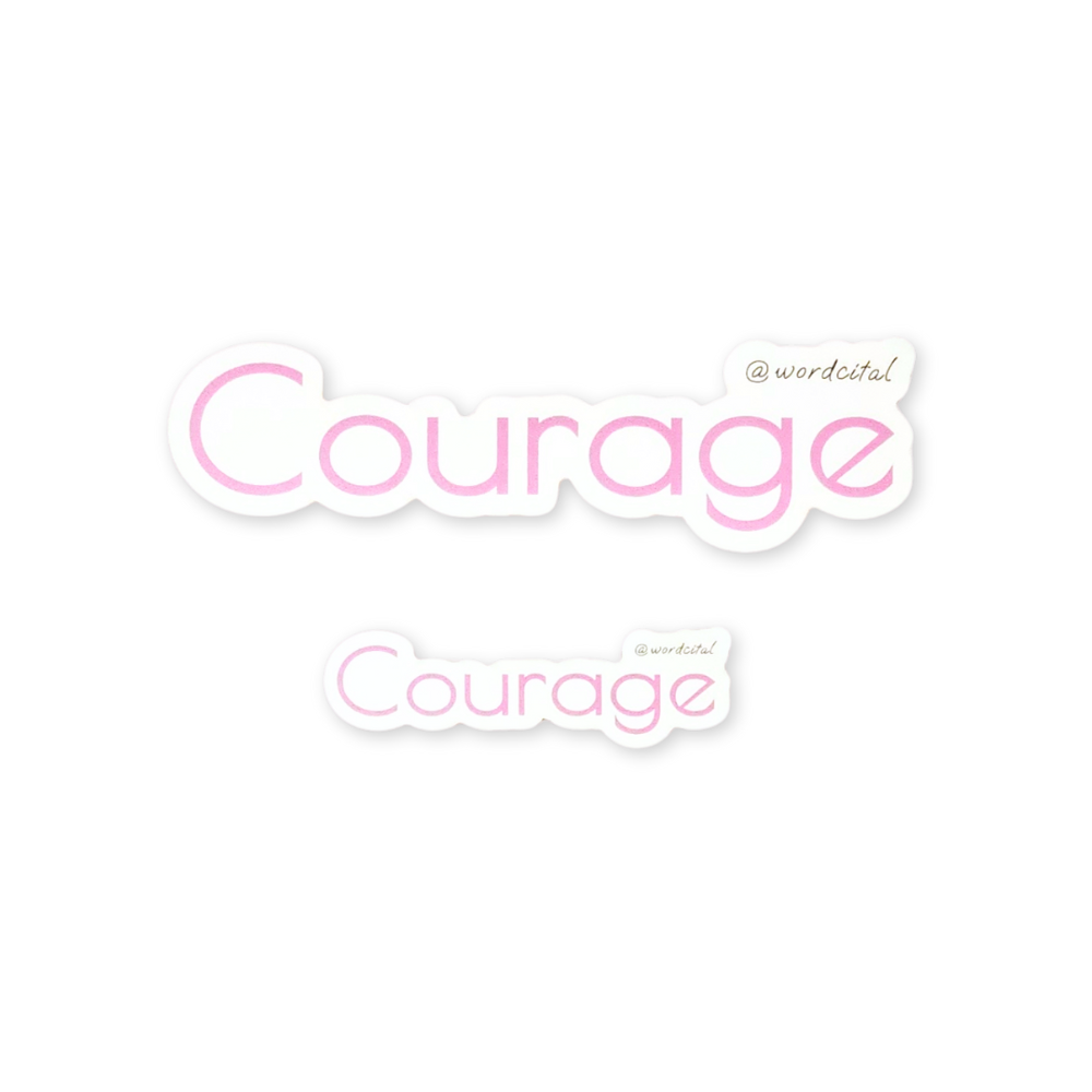 The Essentials: Courage Sticker