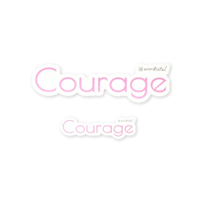 The Essentials: Courage Sticker