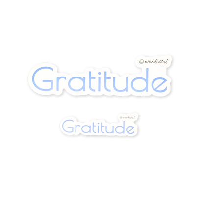 The Essentials: Gratitude Sticker